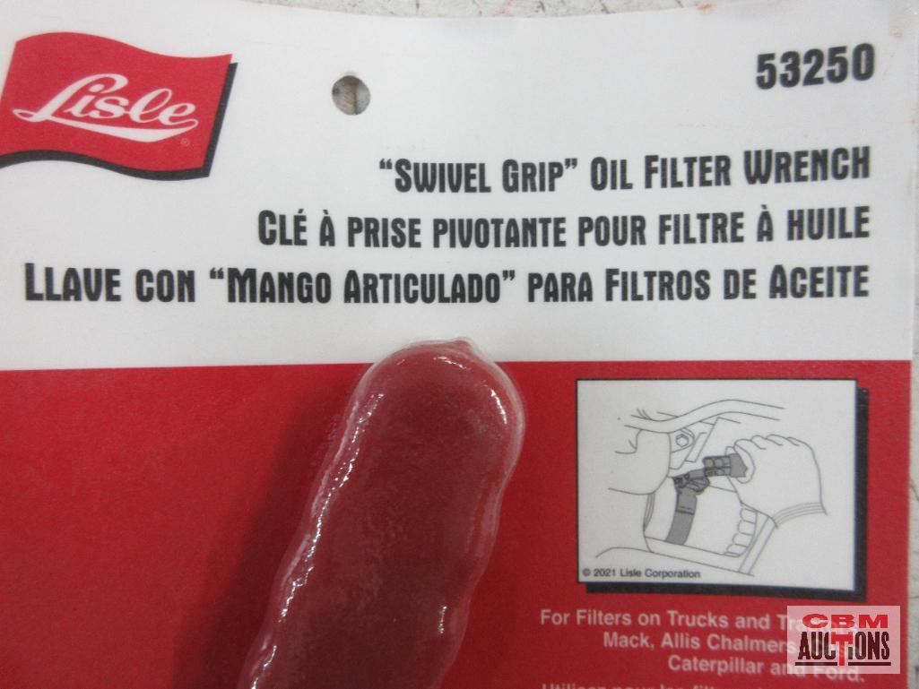 Lisle 53250 Swivel Grip Oil Filter Wrench 4-1/8" to 4-1/2" Lisle 57040 Swivel-Gripper No Slip Oil