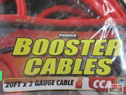 KT Industries 2-2483 Standard Booster Cables 20ft x 2 Gauge Cable
