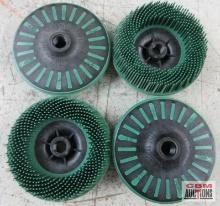 3M 24241 Green 4-1/2" Bristle Discs,... Grade 50X...