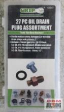 Grip 43247 27pc Oil Drain Plug Assortment