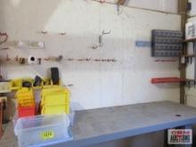 Tool Racks on Wall, Tote Assortment & Misc. - Buyer Removes & Loads