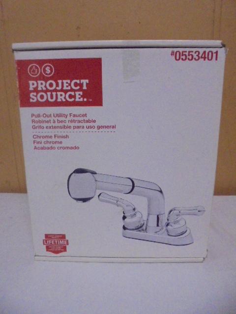 Project Source Pull-Out Utility Faucet