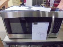 Insignia Stainess Steel Front 1.6 CuFt Above the Range Microwave