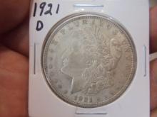 1921 D Mint Morgan Siver Dollar