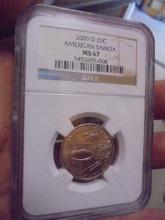 2009 D Mint American Samoa Quarter