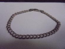 6in Sterling Silver Bracelet