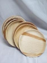 Lot of 12 Bamboo Plates