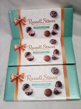 3 Boxes of 17 Assorted Russell Stover Milk and Dark Chocolate Cremes