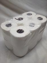 12 Pack of Quilted 2-Ply Toilet Paper Rolls