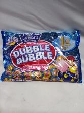 Single 1Lb Bag of Dubble Bubble Original Bubble Gum