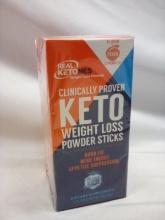 10Serving Pack of Real KETOnes Clinically Proven Weight Loss Powder Sticks