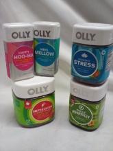 5Pc Olly Supplement Lot- pH, Mood, Stress, Energy, Metabolism