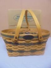1996 Longaberger Traditions Community Basket w/ Protector