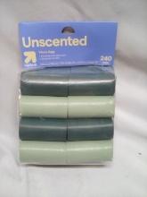 Up & Up Unscented Pet Waste Bags. Qty 240 Bags.