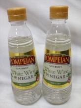 Pompeian Gourmet White wine vinegar 2-16fl oz bottles