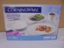 16pc Corningware French White Tableware Set