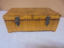 Vintage Wooden Keepsake Box