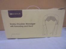 Marnur Shiatsu Shoulder Massager w/ Kneading & Hat