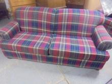 Beautiful St James Collection Plaid Sofa