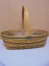 1998 Longaberger Traditions Collection Hospitality Basket w/ Protector