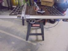 Craftsman 10in Table Saw on Stand