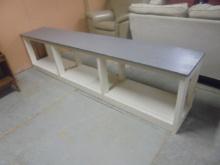 Solid Wood Hand Built Painted Bench