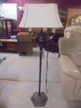 Ornate Double Bulb Floor Lamp