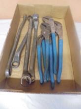Group of 3 Slip Joint Pliers & Wrenches