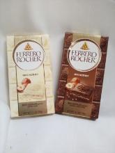2 Ferrero Rocher 15Pc Boxes - White Choc. W Hazelnuts, Milk Choc. W Hazelnuts