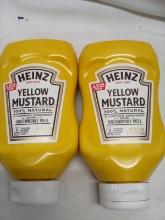 Heinz Yellow Mustard, 20oz x2