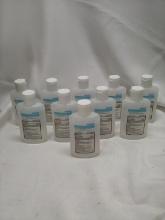 Lot of 10 EcoLab 4FlOz Moisturizing Gel Hand Sanitizer Bottles