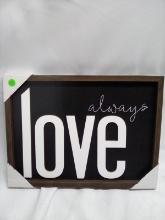 “always Love” wall décor