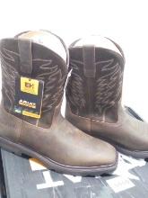 Ariat slip on leather work boots, size 12D