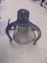 Large Cast Iron Dinner Bell w/ Yoke