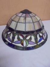 Beautiful Leaded Glass Lamp Shade