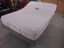 Tempurpedic Full Size Electric Adjustable Bed w/ Massager & Wireless Remote