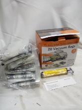 20Pc Set of Various Sized Space Saver Vacuum Bags