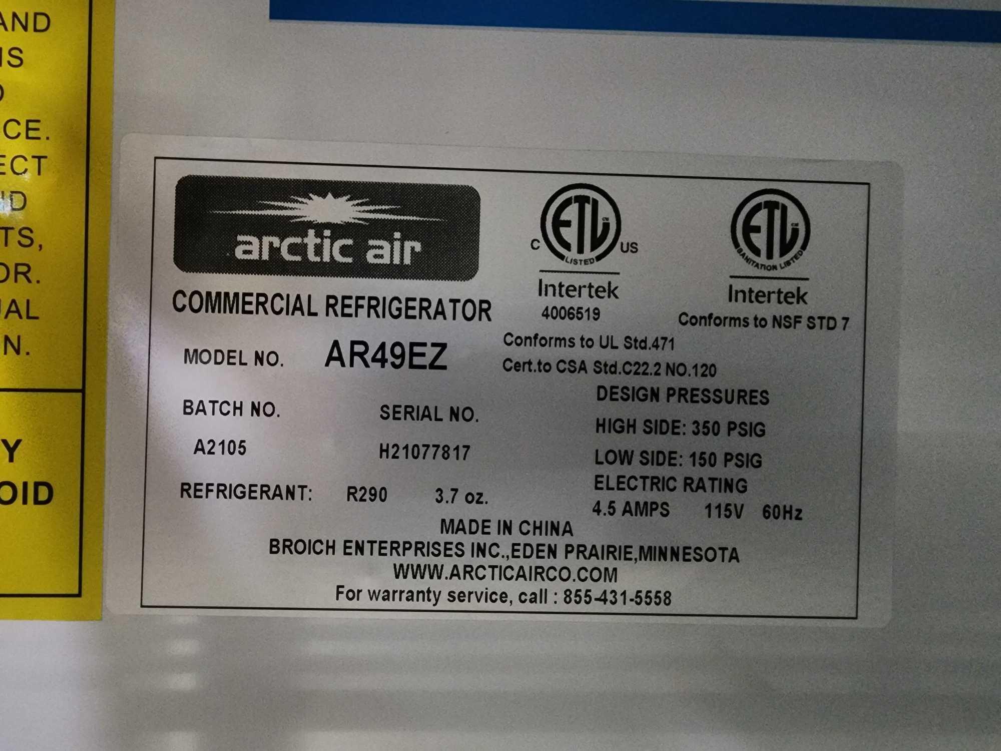 Arctic Air 2 Door Refrigerator