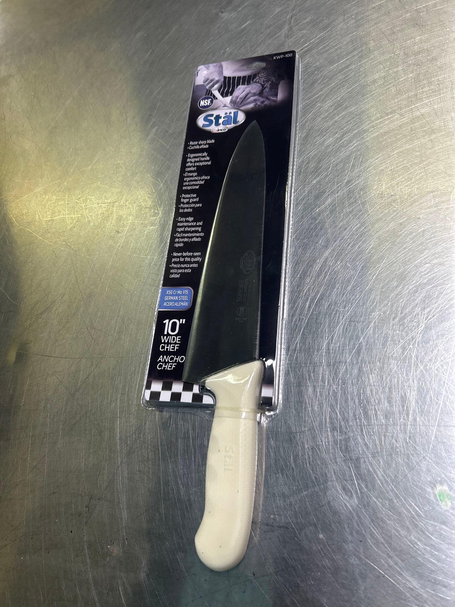 New - 10 in. Cooks Knives
