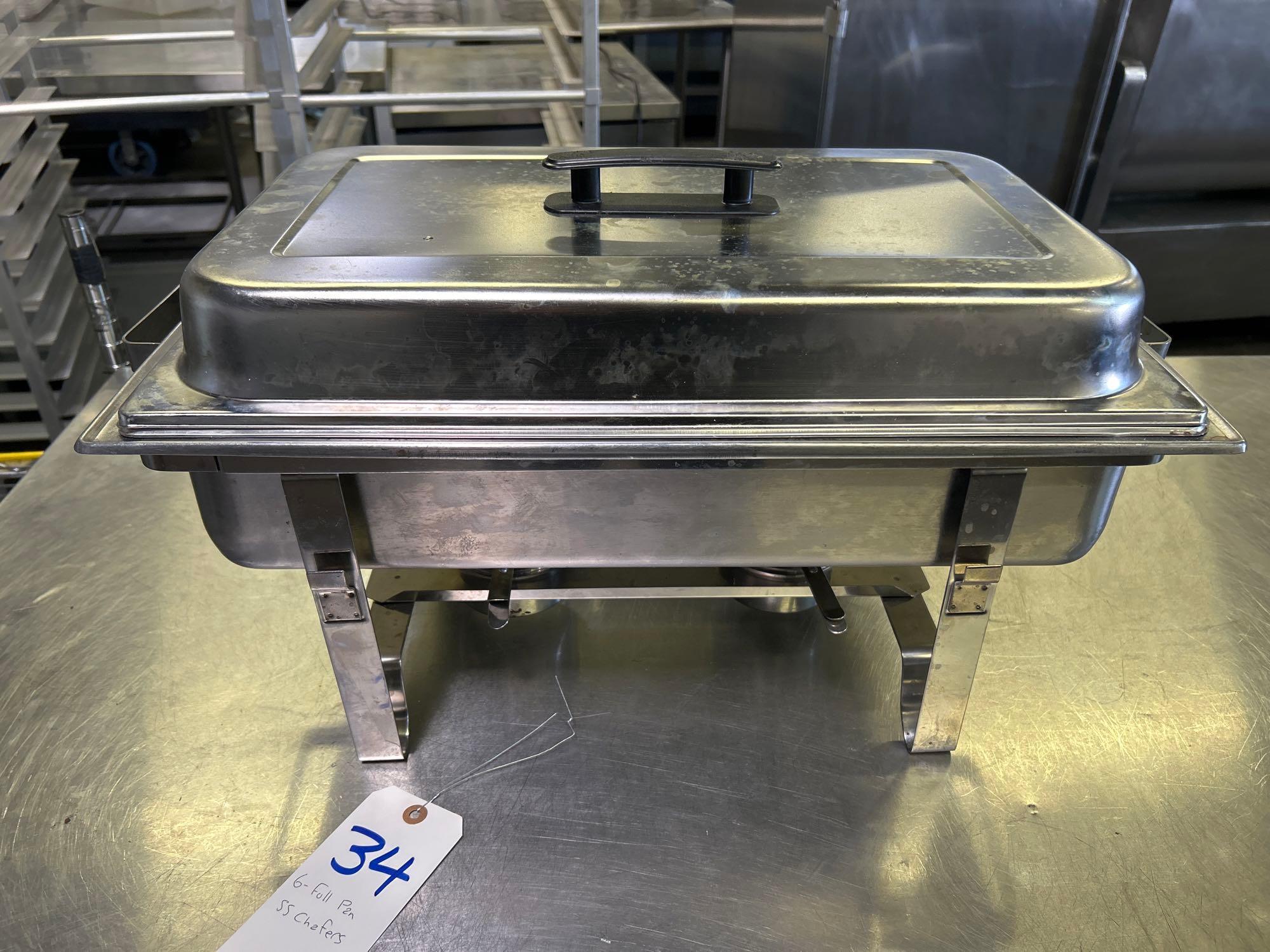 Full Size Stainless Steel Chafers