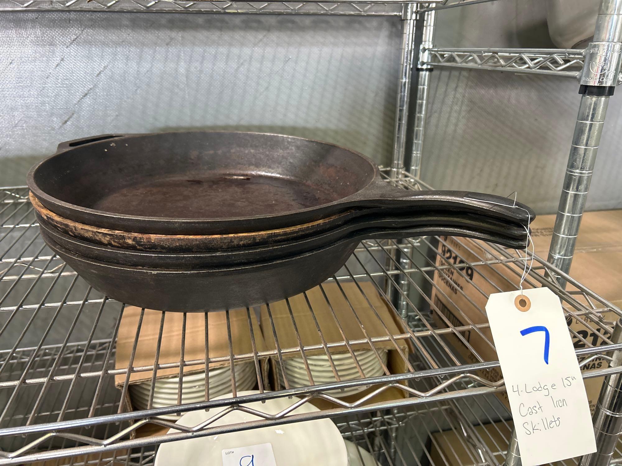 Lodge 15 in. Cast Iron Skillets