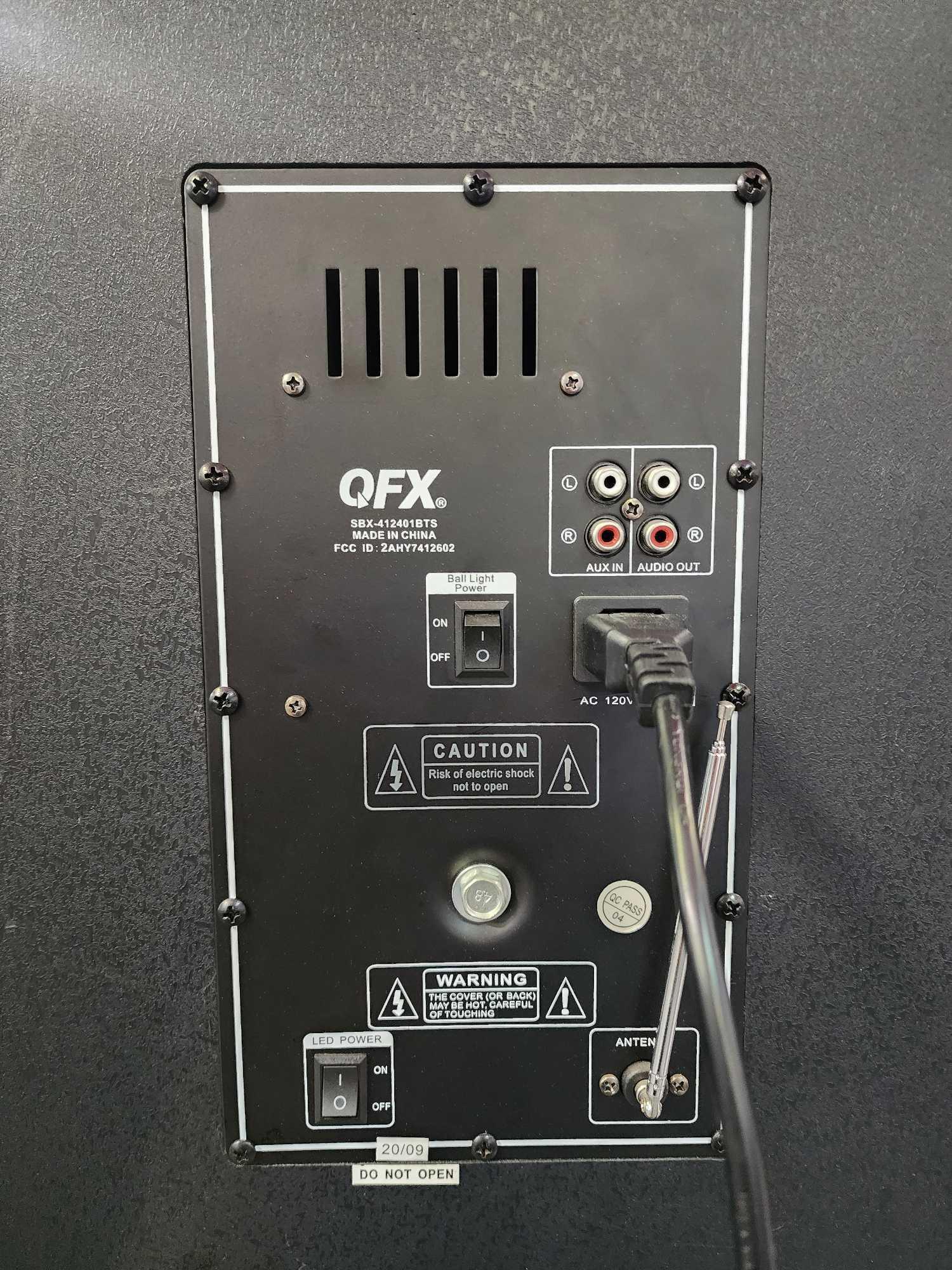 QFX Karaoke System and Fog Machine