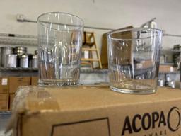 LOT of All Glassware and Glassracks on Tables