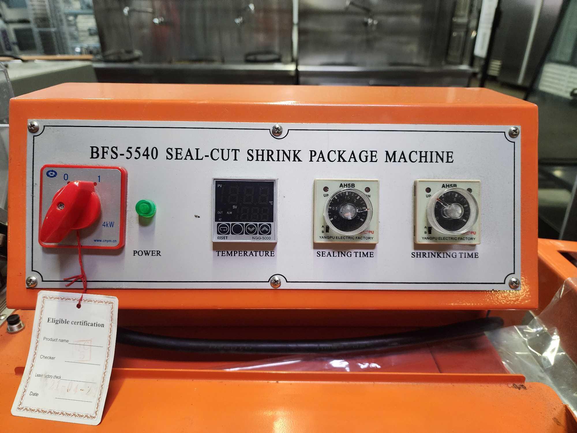 BFS-5540 Cut and Seal Shrink Wrap Machine