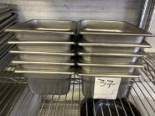 Sixth x 4 in. Stainless Steel Pans
