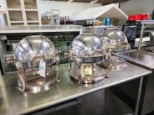 Round Heavy Duty Stainless Steel Chafers