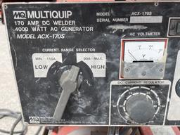 MultiQuip Gas 170AMP Welder 4000W Generator