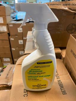 12 BOTTLES OF NO-NAME ALL PURPOSE DISINFECTANT CLEANER WITH BLEACH