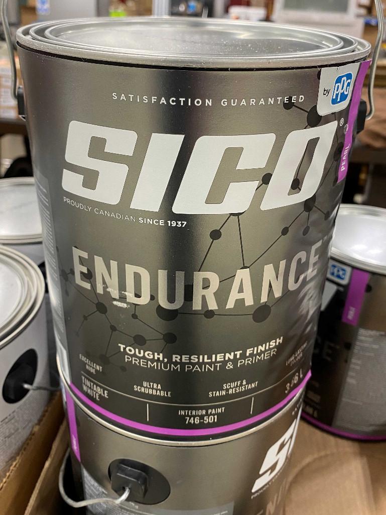 4 GALLONS OF SICO TINTABLE INTERIOR PAINT
