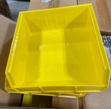 APPROX. 6 YELLOW STORAGE CONTAINERS